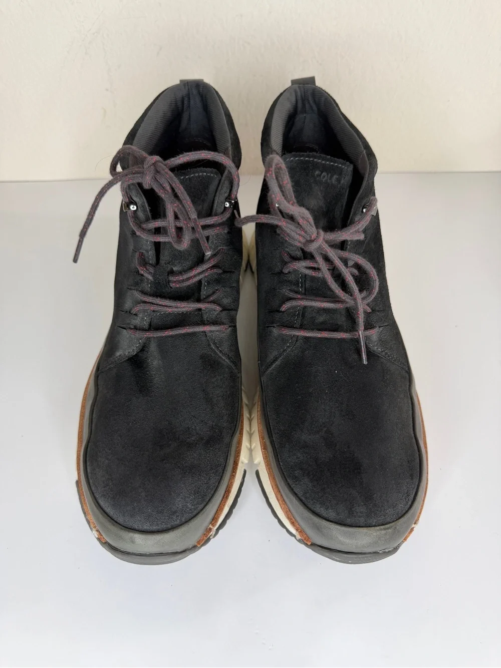 Cole Haan Zerogrand Rugged Men's Size 11M Chukka Boots Black Suede C28460